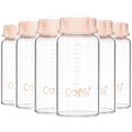 COMI Natural Glass Baby Bottle, Standard Neck Breastmilk Storage Bottle by COMI