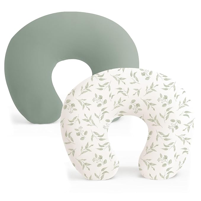 Konssy 2 Pack Nursing Pillow Covers, Stretchy and Soft Nursing Cover by Konssy