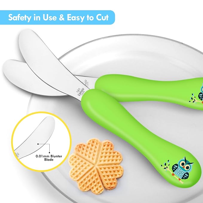 Lehoo Castle 6 Pieces Toddler Utensils, Kids Silverware - Image 5