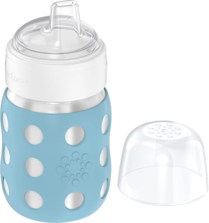 Lifefactory 8-Ounce Stainless-Steel Vacuum-Insulated Wide-Neck Baby Bottle - Image 3