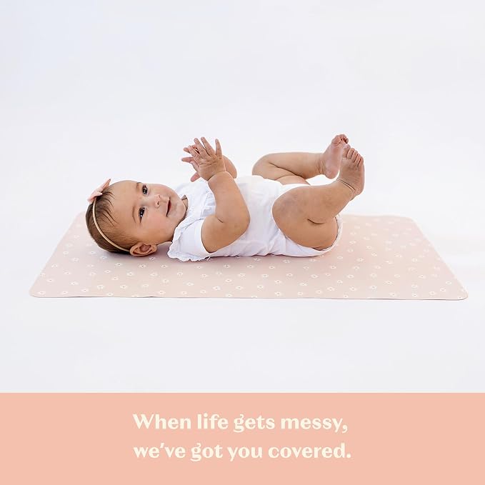Ava + Oliver Vegan Leather Baby Changing Mat - Image 3