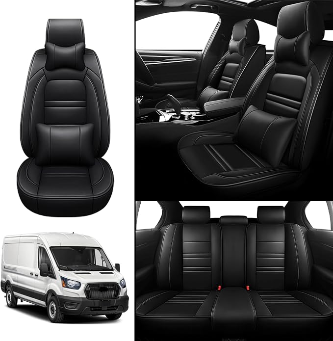 Car Seat Covers for Ford Transit 2014-2024 | 5-Seats Seat Covers, Waterproof - Image 2