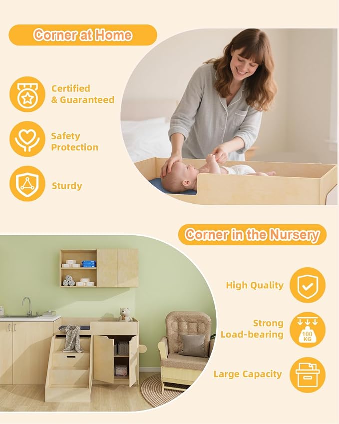 Wooden Baby Changing Table - Image 7