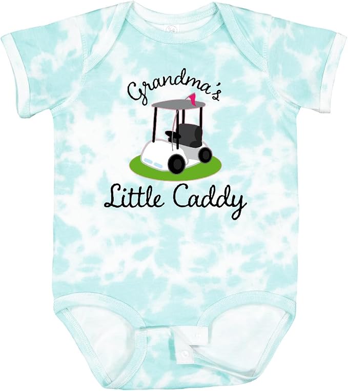 inktastic Grandma's Little Caddy Golf Baby Bodysuit by Inktastic