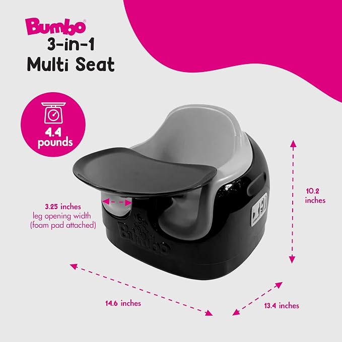 Bumbo 2 Pack 3-in-1 Multi-Seat for 6 to 36 Months, Travel Baby Feeding and Play - Image 3