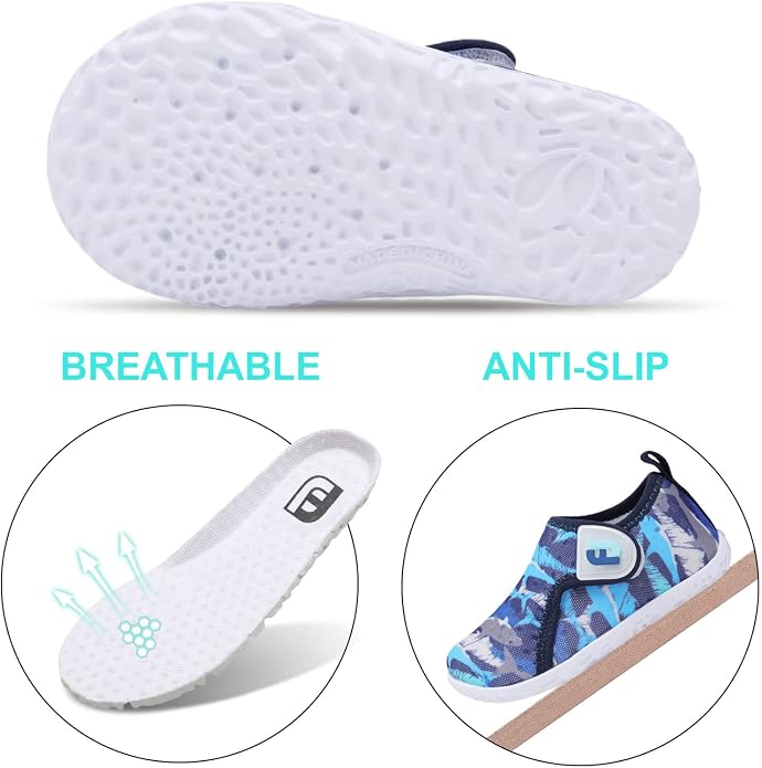 JOINFREE Baby Toddler Water Shoes Boys Girls Sandals Barefoot Kids Breathable - Image 4