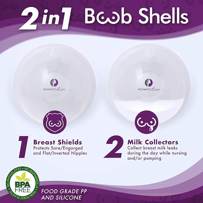 Mommyz Love Breast Shells & Milk Catcher - Image 4