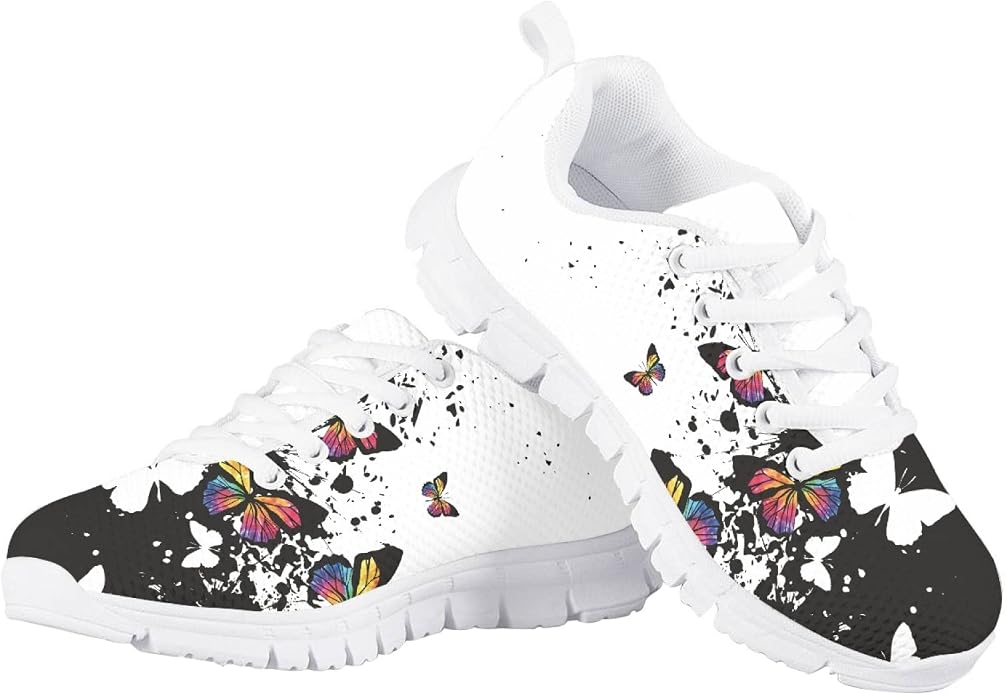 MARSVOVO First Shoes for Walking Boy Girl Athletic Lightweight Flexible Lace-up - Image 2