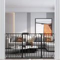 WAOWAO Baby Gate 57.48-62.20" Extra Wide Pressure Mounted Walk Through Swing by WAOWAOBABYSAFETYPRODUCTS