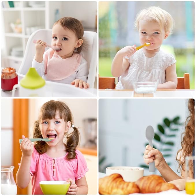 Vicloon Silicone Baby Feeding Spoons - Image 7