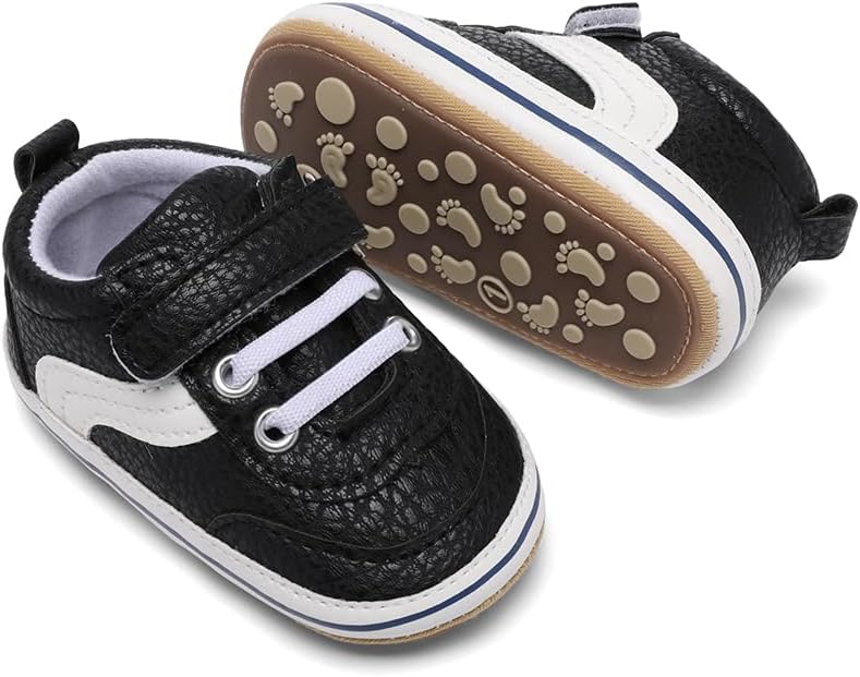 Clowora Baby Boys Girls Shoes Non-Slip Rubber Sole Sneakers Infant First - Image 6