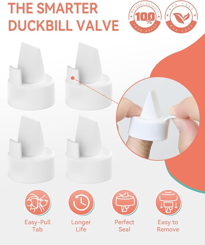 Breast Pump Parts for Spectra, Backflow Protectors, Tubes & Membranes for - Image 3