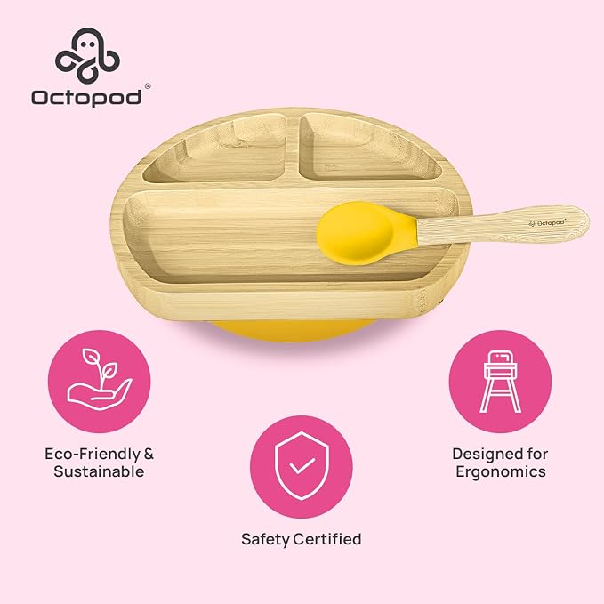 Abiie Octopod Bamboo Dish - Image 3