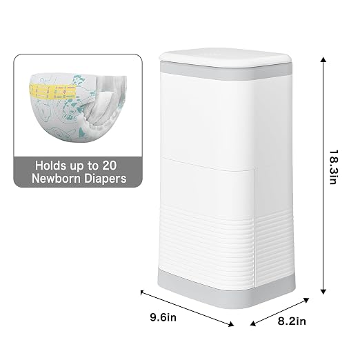 Diaper Pail Odor Locking, with Child-Safe Lock, Cost-Effective Refill System - Image 5