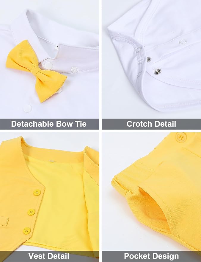 A&J DESIGN Baby Boy Suits Clothes Infant Toddler Formal Gentleman Outfits - Image 4