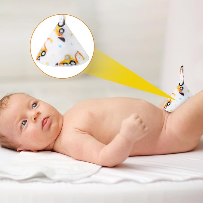 Suhine 10 Pcs Baby Boy Pee Shield Diaper Changing Accessory Reusable Pee Covers - Image 3