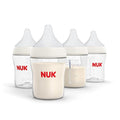 NUK Perfect Match Slow Flow 2-in-1 Natural and Anti-Colic Bottle, 4 Pack by NUK