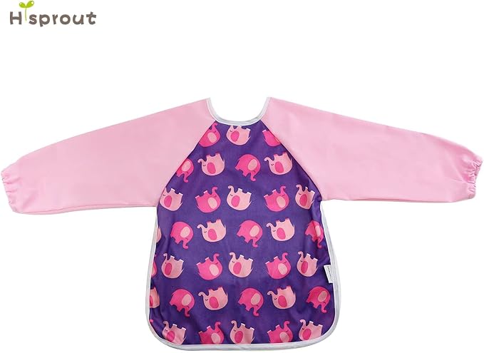 Infant Toddler Baby Waterproof Sleeved Bib, Bib - Image 2