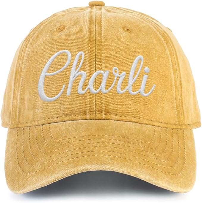 Custom Name Toddler Baseball Cap, Personalized Boys Girls Cotton Embroidered Hat by Unknown