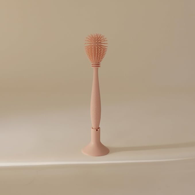 mushie Baby Bottle Brush | Soft Silicone - Image 3