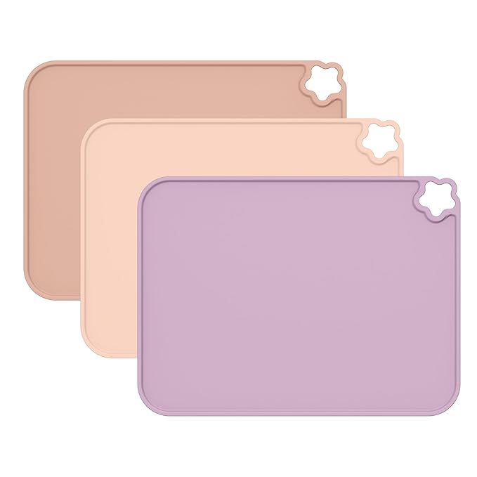 Cutebe Silicone Placemat for Toddles Kids Non-Slip Reusable Portable Kids by Cutebe