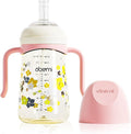 PPSU No Spill Sippy cups, Weighted Straw Toddler Water Bottle by oberni