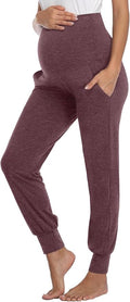 AMPOSH Women's Maternity Pants Stretchy Lounge Workout Pants Casual Loose Comfy by AMPOSH