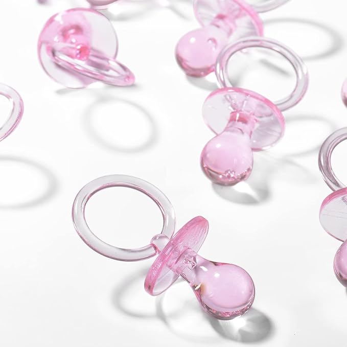 72 Pcs Baby Shower Pacifiers, 2.75’’ Plastic Pacifiers - Image 7