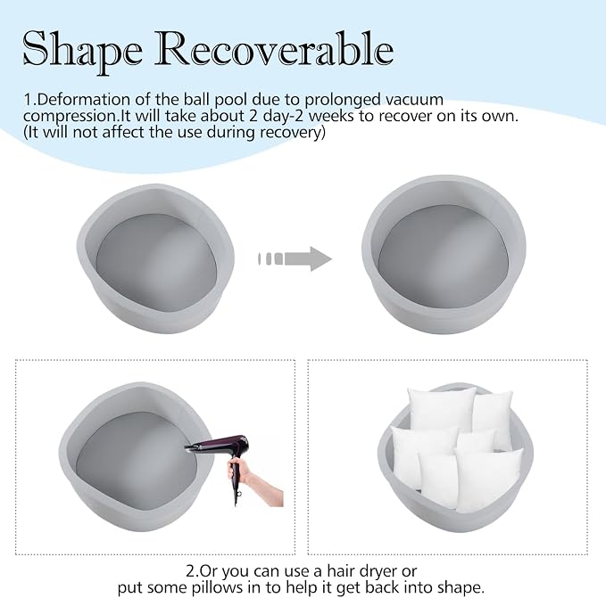Foam Ball Pit, 35.4"x 11.8" Ball Pits - Image 4