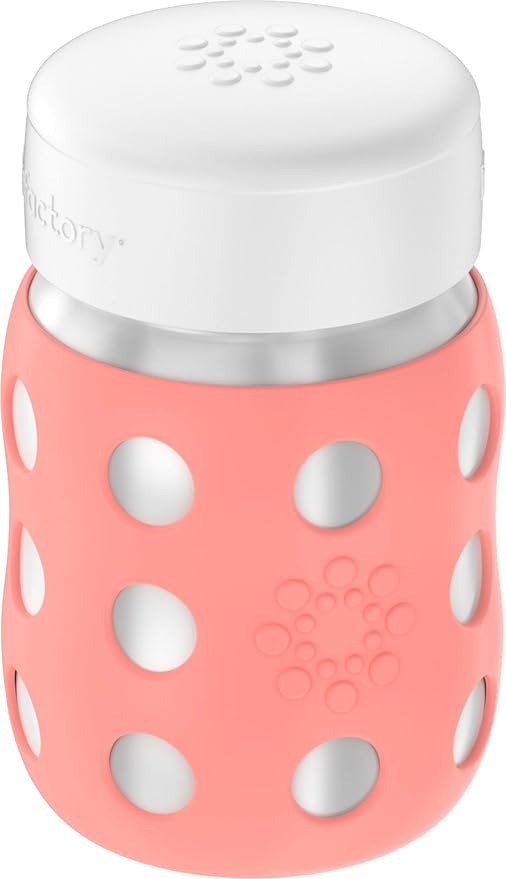 Lifefactory 8-Ounce Stainless-Steel Vacuum-Insulated Wide-Neck Baby Bottle - Image 2