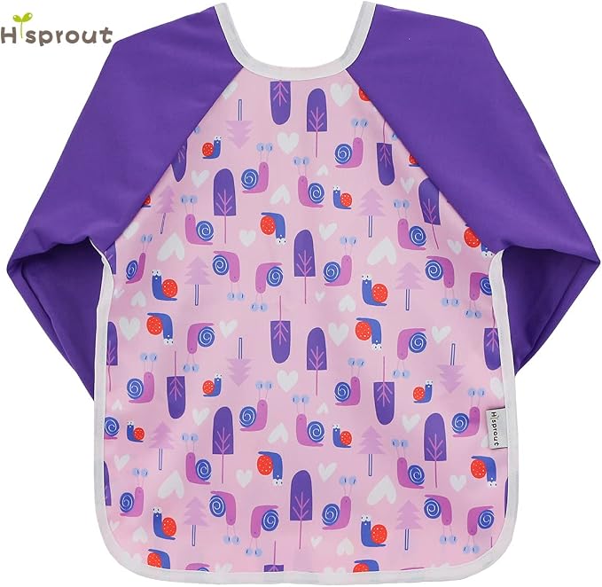 Infant Toddler Baby Waterproof Sleeved Bib, Bib - Image 2