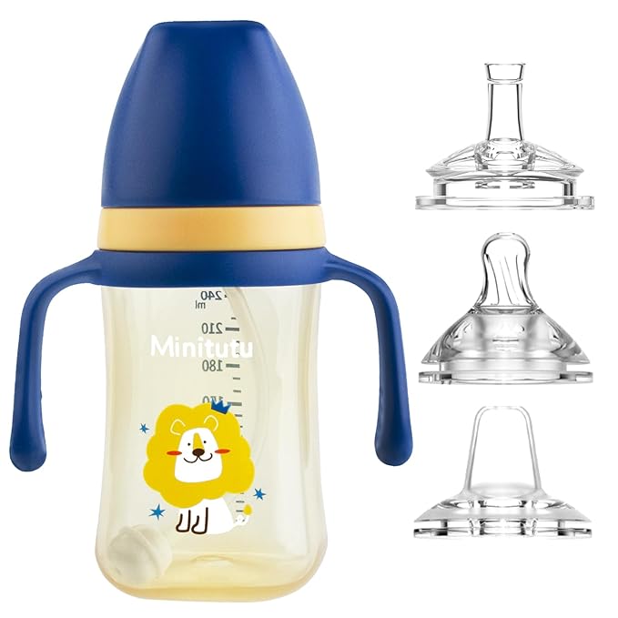 Qshare Sippy Cups For Toddlers, Weighted Straw Learner Cup by Qshare