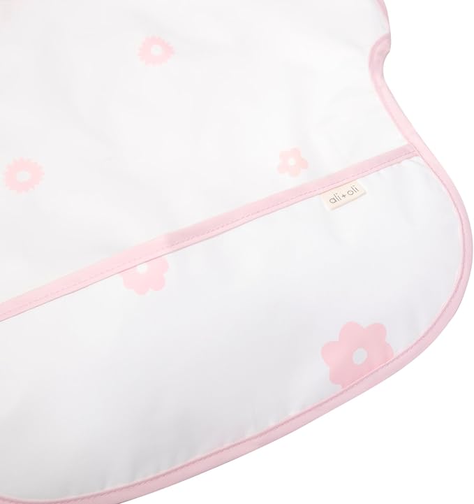 Ali+Oli Smock Bibs for Babies, BPA-Free Oeko-Tex Certified, Waterproof Baby - Image 2