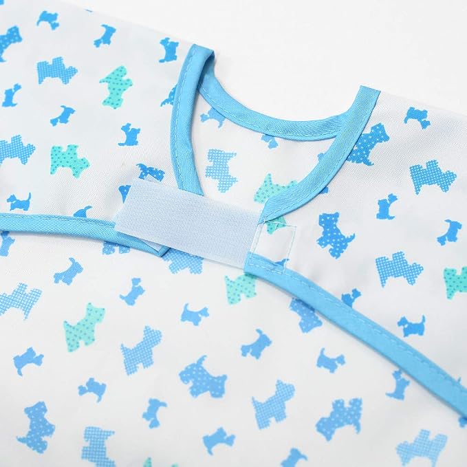 Long Sleeve Waterproof Bib for Toddlers – Feeding Smock for Baby Mealtime - Image 3