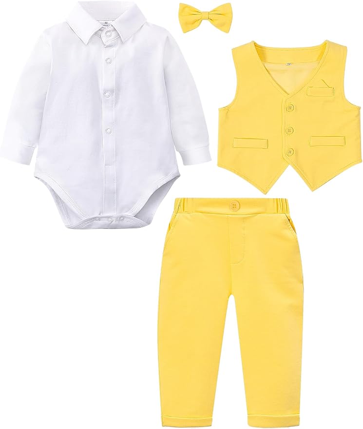 A&J DESIGN Baby Boy Suits Clothes Infant Toddler Formal Gentleman Outfits - Image 5