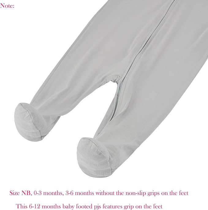 Aablexema Baby Footie Pajamas Zipper - Image 6