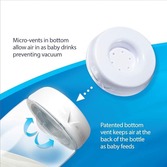 Playtex Baby VentAire Bottle, Helps Prevent Colic and Reflux, 6 Ounce Bottles - Image 3