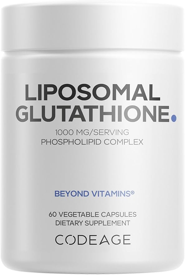 Codeage Liposomal Glutathione 1000 mg Supplement, High-Potency Reduced by Codeage