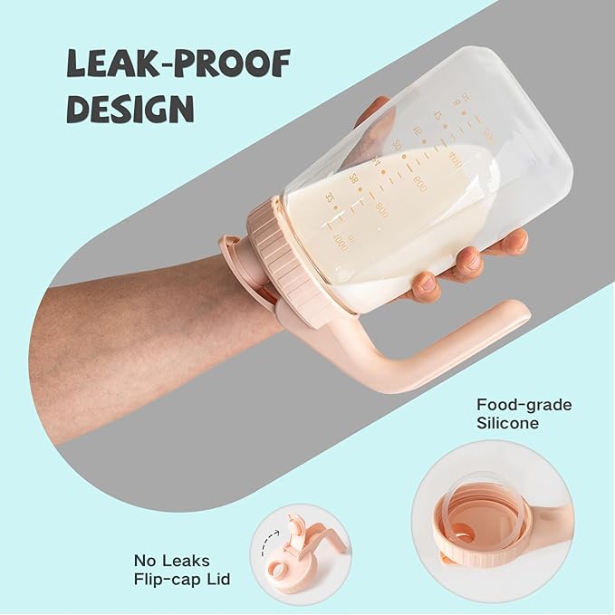 COMI 34oz Breast Milk Pitcher, No Leak Breast Milk Storage Containers - Image 3