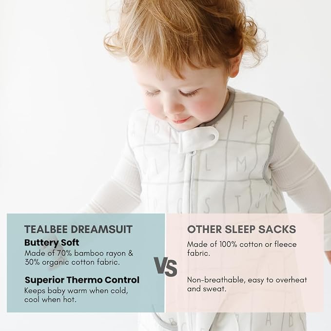 Tealbee Dreamsuit Toddler Sleep Sack - Image 6