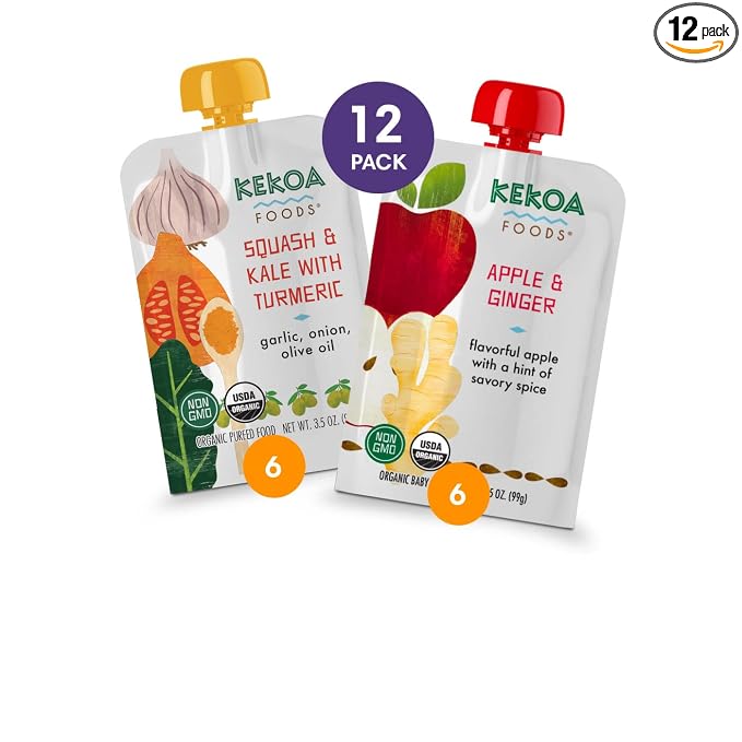 Kekoa Foods 100% USDA Certified-Organic Vegetarian Baby Food Puree Starter by KekoaFoods