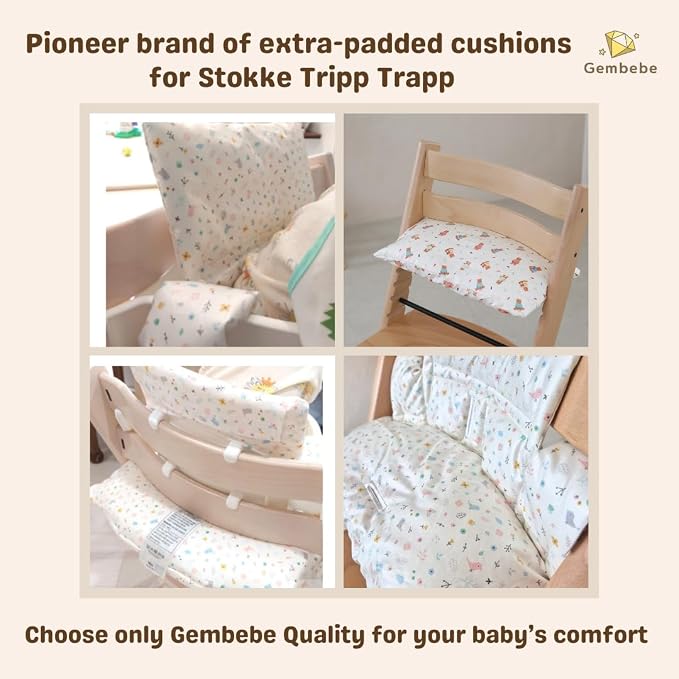 Waterproof Compatible Stokke Tripp Trapp Cushion Set - Image 6