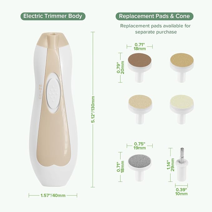 haakaa Baby Nail Care Electric Baby Nail File Kit - Image 8