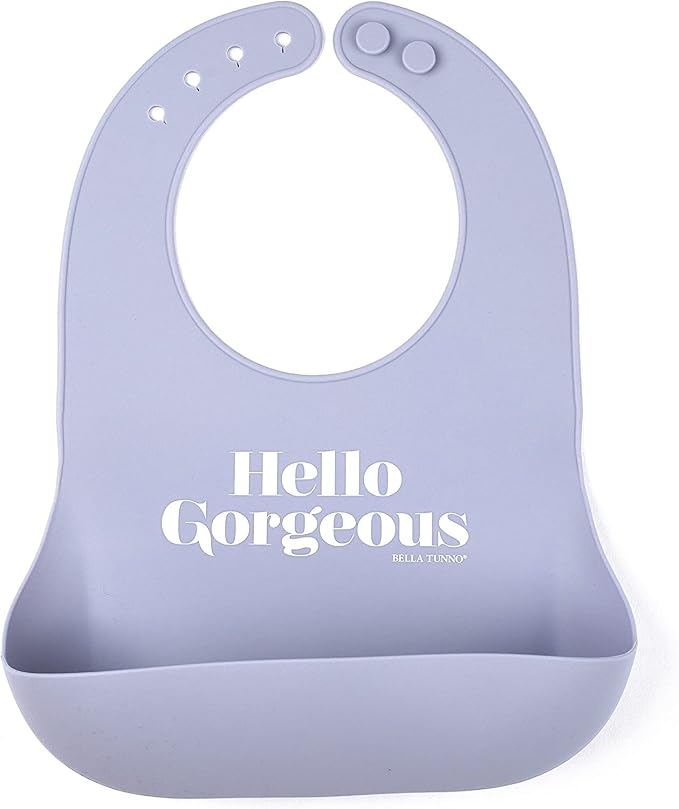 Baby Bib for Eating by Bella Tunno, Waterproof Silicone Bib by BellaTunno
