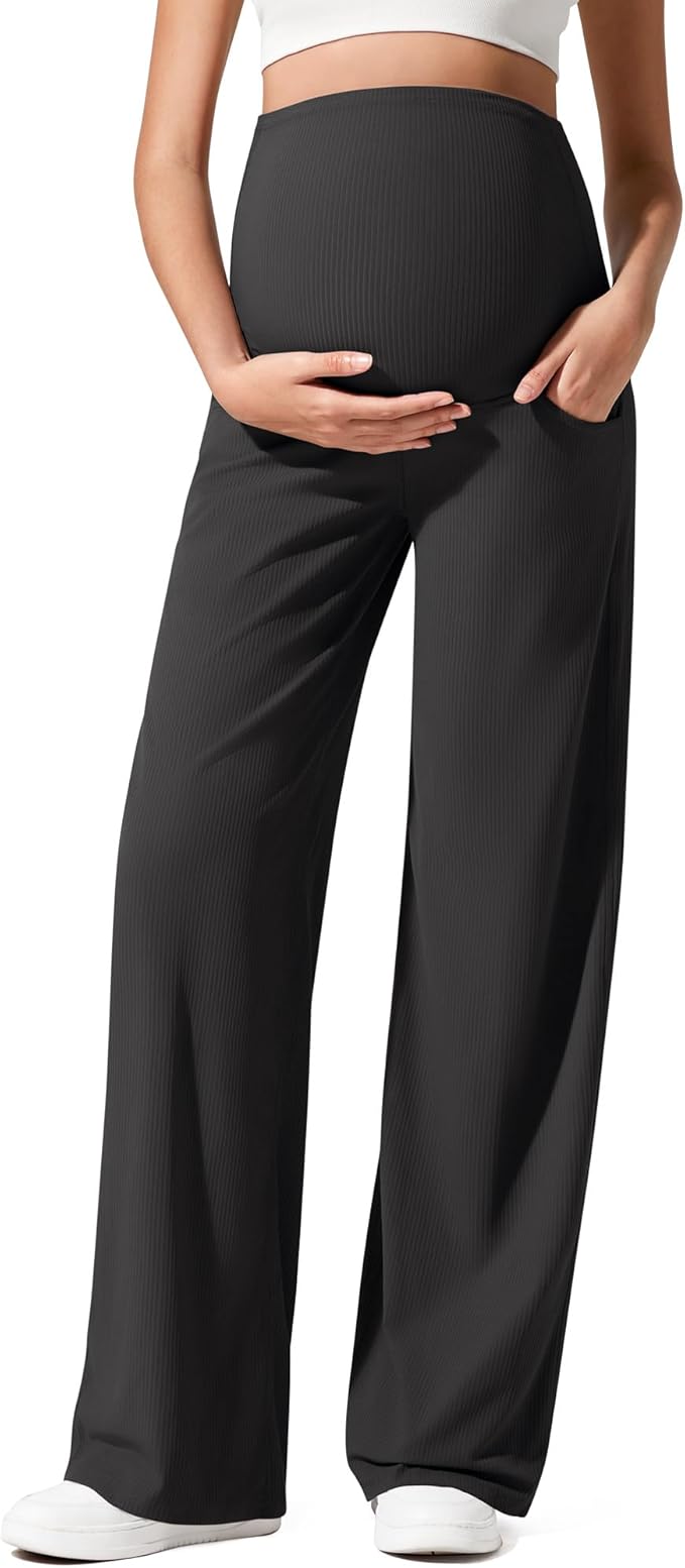 G4Free Ribbed Maternity Yoga Pants by G4Free