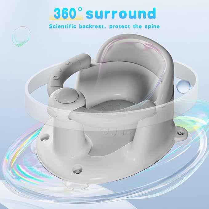 Baby Bath Seat for Babies 6 Months & Up, Bath Seats for Babies Sitting Up - Image 3