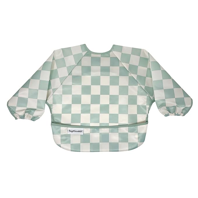Tiny Twinkle Long Sleeve Bib for Babies & Toddlers – Waterproof Smock Bib for - Image 4