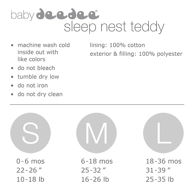 baby deedee Sleep nest Teddy Baby Sleeping Bag Sack - Image 4