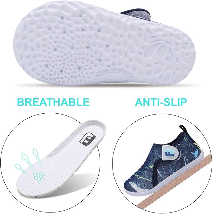 JOINFREE Baby Toddler Water Shoes Boys Girls Sandals Barefoot Kids Breathable - Image 4
