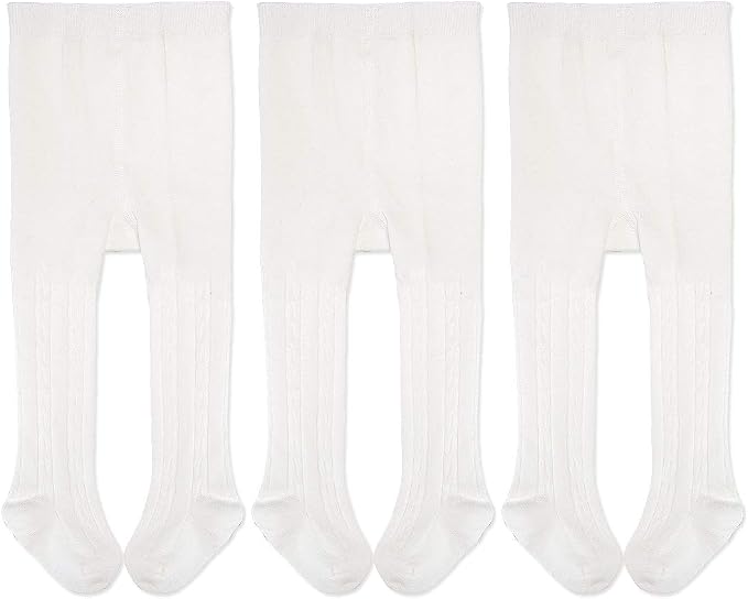 EPEIUS Baby Girl Tights Thick Cable Knit Leggings Stockings Cotton Pantyhose - Image 6
